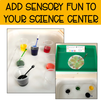 Preschool Science Center - Colors by Lovely Commotion Preschool Resources