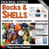Rocks & Shells Preschool PreK Science Centers - FREE