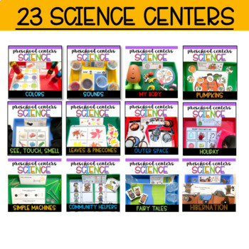 Preschool Science Center - Colors by Lovely Commotion Preschool Resources