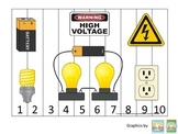 Preschool Science. Electricity Sequence Puzzle 1-10 learni