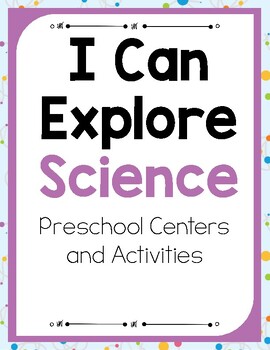 Preview of Preschool Science Pack