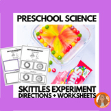 Preschool Science Skittles Experiment: Letter S Directions