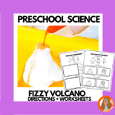 Preschool Science Volcano Experiment: Letter V Directions 