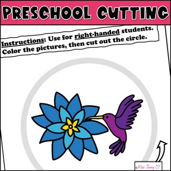 Preschool Scissors Cutting Practice Worksheets for OT and SPED by