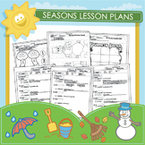 Preschool Seasons Lesson Plans and 18 Worksheets