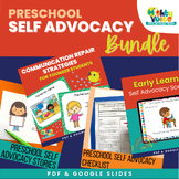 Preschool Self Advocacy Skills Bundle for Deaf Education &