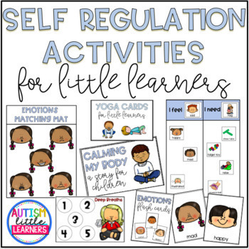 Preview of Preschool Self Regulation Activities for Little Learners