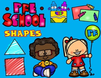 Preview of Preschool Shapes Sorting Mats:  Homeschool Shapes Sorting Mats