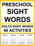 Preschool Sight Words