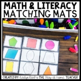 Math and Literacy Sensory Bin Matching Mats