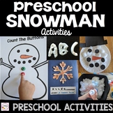 Preschool Snowman Activities