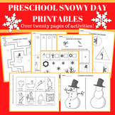 Preschool Snowy Day Printables: Sequencing, Cut and Paste + More