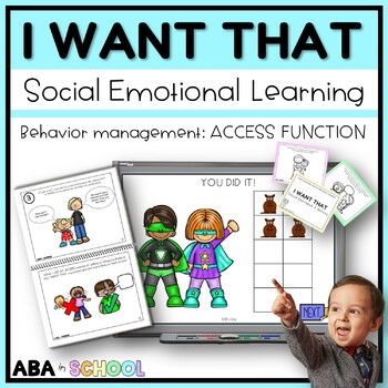 Preview of ACCESS Function Behavior - Social Emotional Learning Activity - Social Story