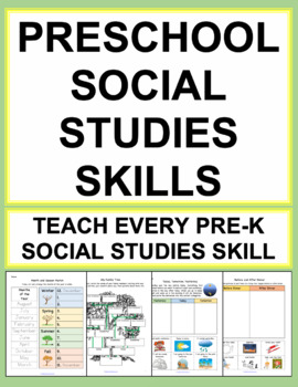 Preview of Preschool Social Studies Skills