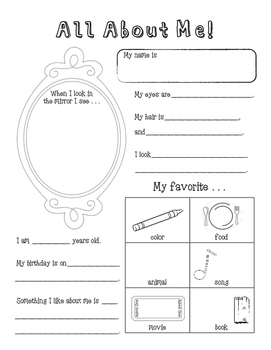 Preschool Social and Emotional Portfolio Packet by Kristen Chapman