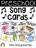 Preschool Song Cards