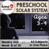 Preschool Space Solar System Unit (Week 21)