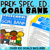 Preschool Special Edu Goal Bank of IEP Goals & Tracking Ob