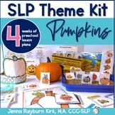 Preschool Speech & Language Therapy: Pumpkin Theme Kit