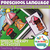 WH Questions Speech Therapy Activities | Where Questions |
