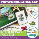 Prepositions Activities Preschool Speech and Language Therapy