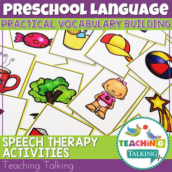 Vocabulary Activities for Preschool by Teaching Talking | TpT