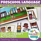 Preschool Speech Therapy Verbs & Vocabulary Activities | P
