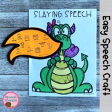 Preschool Speech Therapy Craft Dragon: Early Intervention 