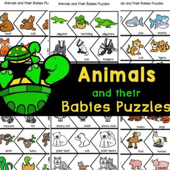 Preview of Preschool Spelling Activities, Toddler Animal Puzzles, Morning Work,