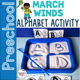 Preschool Spring Activities - WINDY ALPHABET