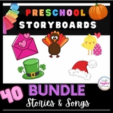 Preschool Story Retelling and Storyboard BUNDLE