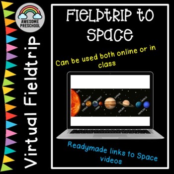 Preview of Preschool Study/Theme - Virtual Trip Outer Space