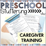 Preschool Stuttering Parent Training Handouts and Activities