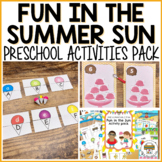 Preschool Summer Fun in the Sun Activities