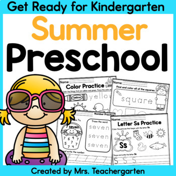 Get Ready For Kindergarten Worksheets Teaching Resources Tpt