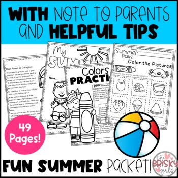 preschool summer packet prek summer packet preschool summer printables