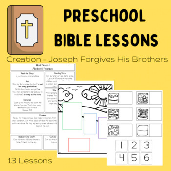 Preschool Sunday School Lessons Bible Curriculum Old Testament | TPT