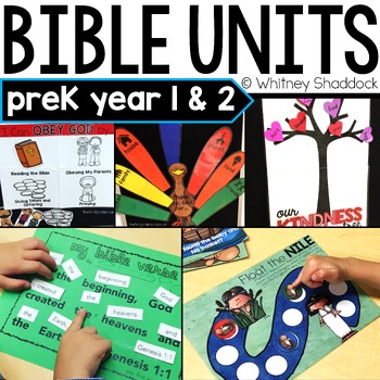 Preview of Bible Curriculum for Kids & Preschool Bible Lessons - Sunday School Years 1 & 2