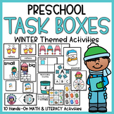 Preschool Task Boxes | Math & Literacy Activities | Winter