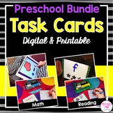 Preschool Task Cards BUNDLE (digital and printable)