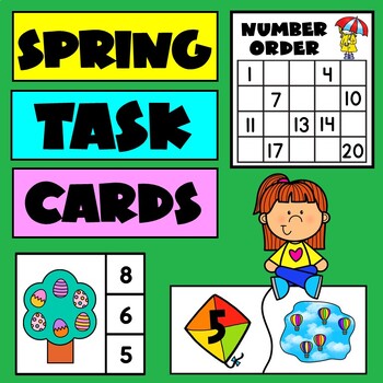 Preview of Preschool Task Cards | Kinder Activities