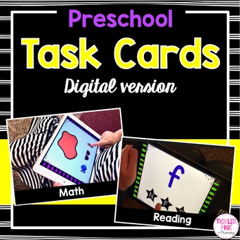 Preview of Digital Preschool Task Cards