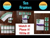 Preschool Ten Frames: Match it, Place it, Write it