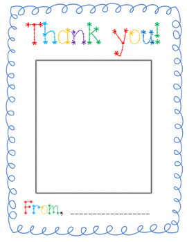 Preschool Thank You Notecard Bundle By Nurse Mom Shop 