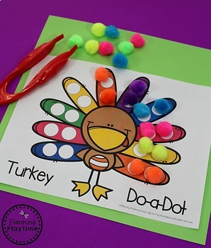 Preschool Thanksgiving Activities by Planning Playtime | TpT