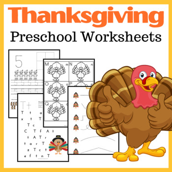 Preschool Thanksgiving Activities by The Homeschool Journey | TPT