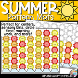 Preschool Summer Activities - Math AB Pattern Mats - Sun Activity