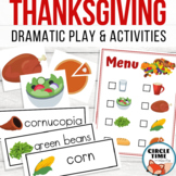 Preschool Thanksgiving Dramatic Play Center Activities & P