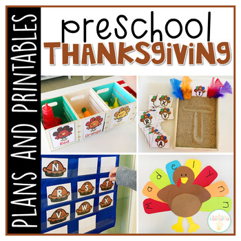 Preview of Preschool: Thanksgiving {Plans and Printables}