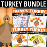 Thanksgiving Math & Literacy Centers - Turkey Activities f